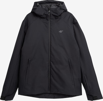 4F Zunanja jakna | črna barva: sprednja stran