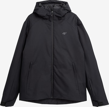 Veste outdoor 4F en noir : devant