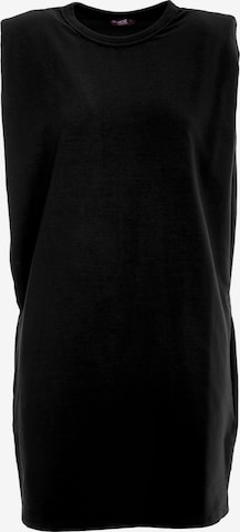 made of emotion - Vestido en negro: frente