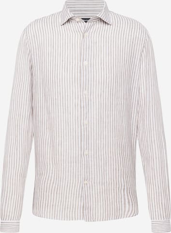 Chemise 'Marc' Matinique en marron : devant