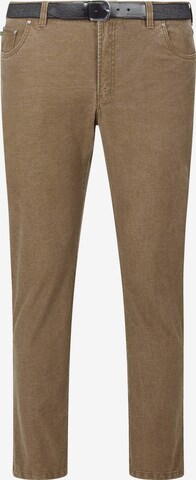 Charles Colby Loosefit Broek ' Baron Daimeon ' in Bruin: voorkant