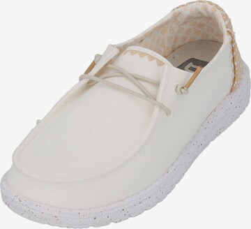 HEY DUDE Lace-Up Shoes '40059' in White: front