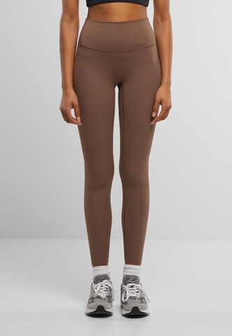 Urban Classics Skinny Leggingsit värissä ruskea