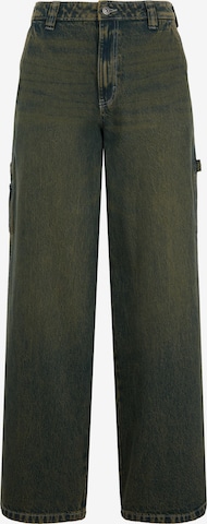 žalia DICKIES Plačios klešnės Kelnės 'HILHAM': priekis