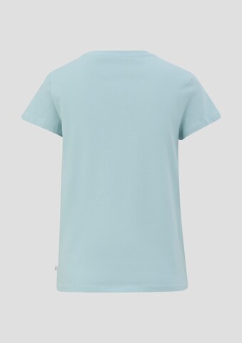 QS T-Shirt in Blau: zadná strana