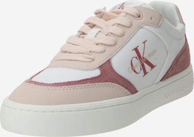 Calvin Klein Jeans Sapatilhas baixas 'Classic' em cor-de-rosa / borgonha / branco, Vista do produto