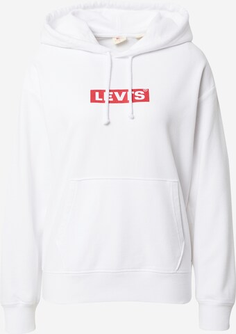 LEVI'S ® Sweatshirt 'Graphic Standard Hoodie' i vit: framsida