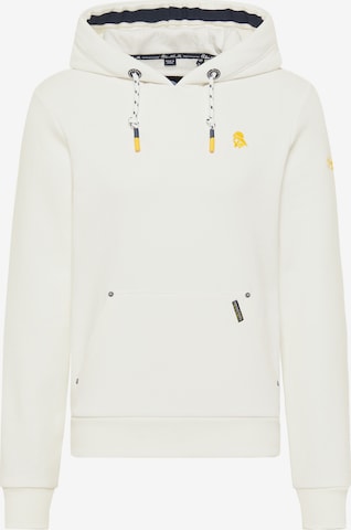 Sweat-shirt Schmuddelwedda en blanc : devant