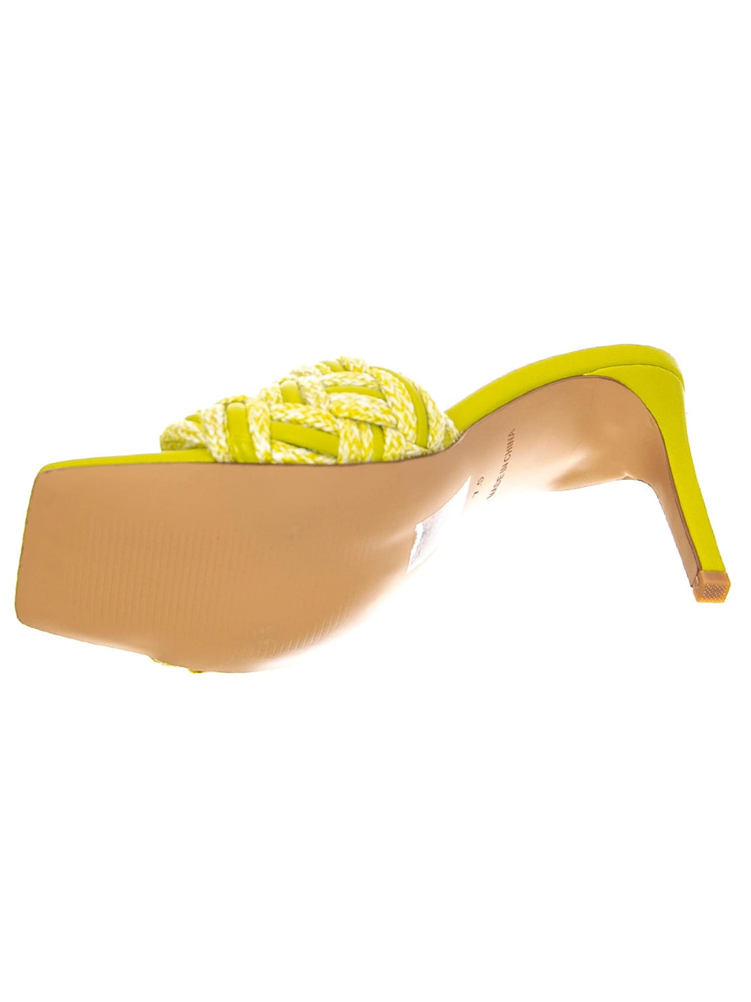STEVE MADDEN Klapki 'Womens Espresso Citron Mule Sandals' w kolorze zielony