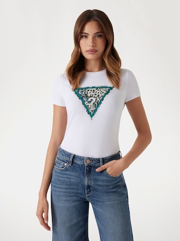 GUESS T-Shirt in Weiß: Vorderseite