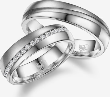 MARRYA Ring 'MARRYA ES-12 Ehering aus Edelstahl - Silberfarben' i silver: framsida