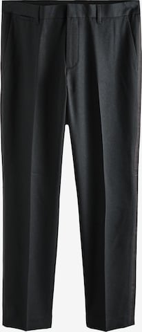 NextLoosefit Hlače na crtu - crna boja: prednji dio