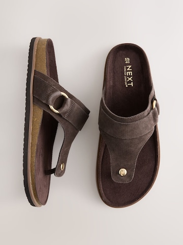 Tongs Next en marron