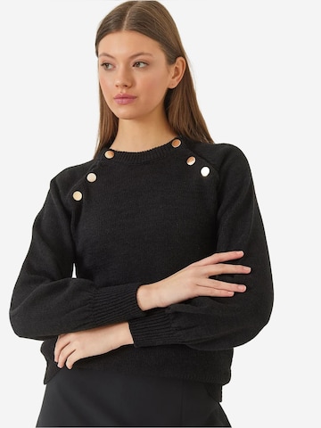 Pull-over 'Pullover' Bianco Lucci en noir : devant