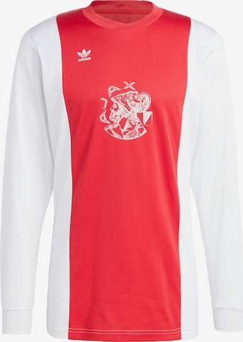 T-Shirt 'Ajax' ADIDAS ORIGINALS en rouge : devant