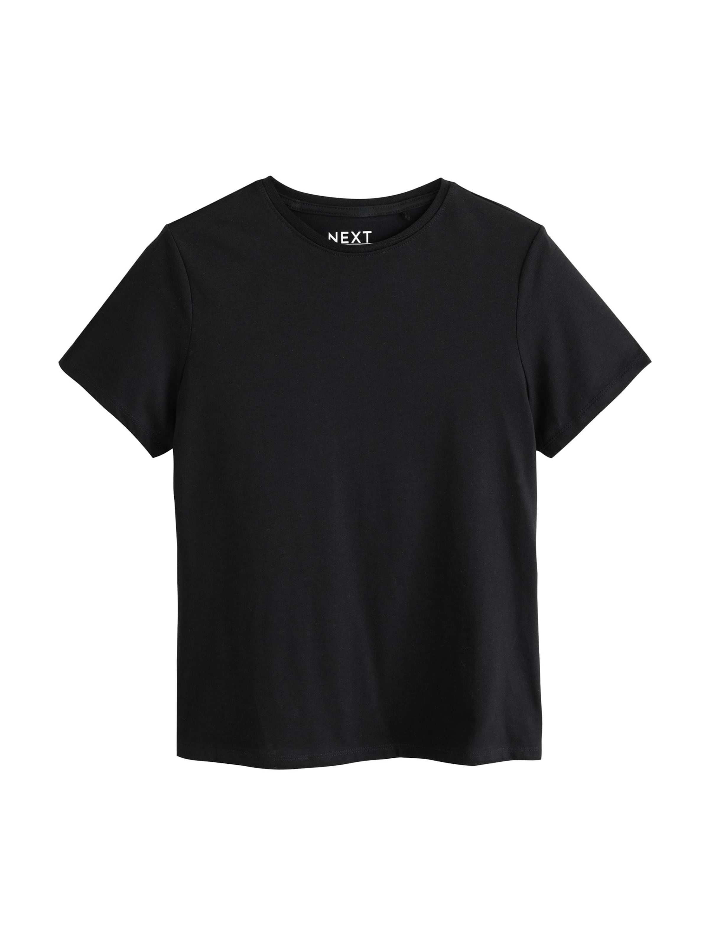Tricou de la Next pe negru: față