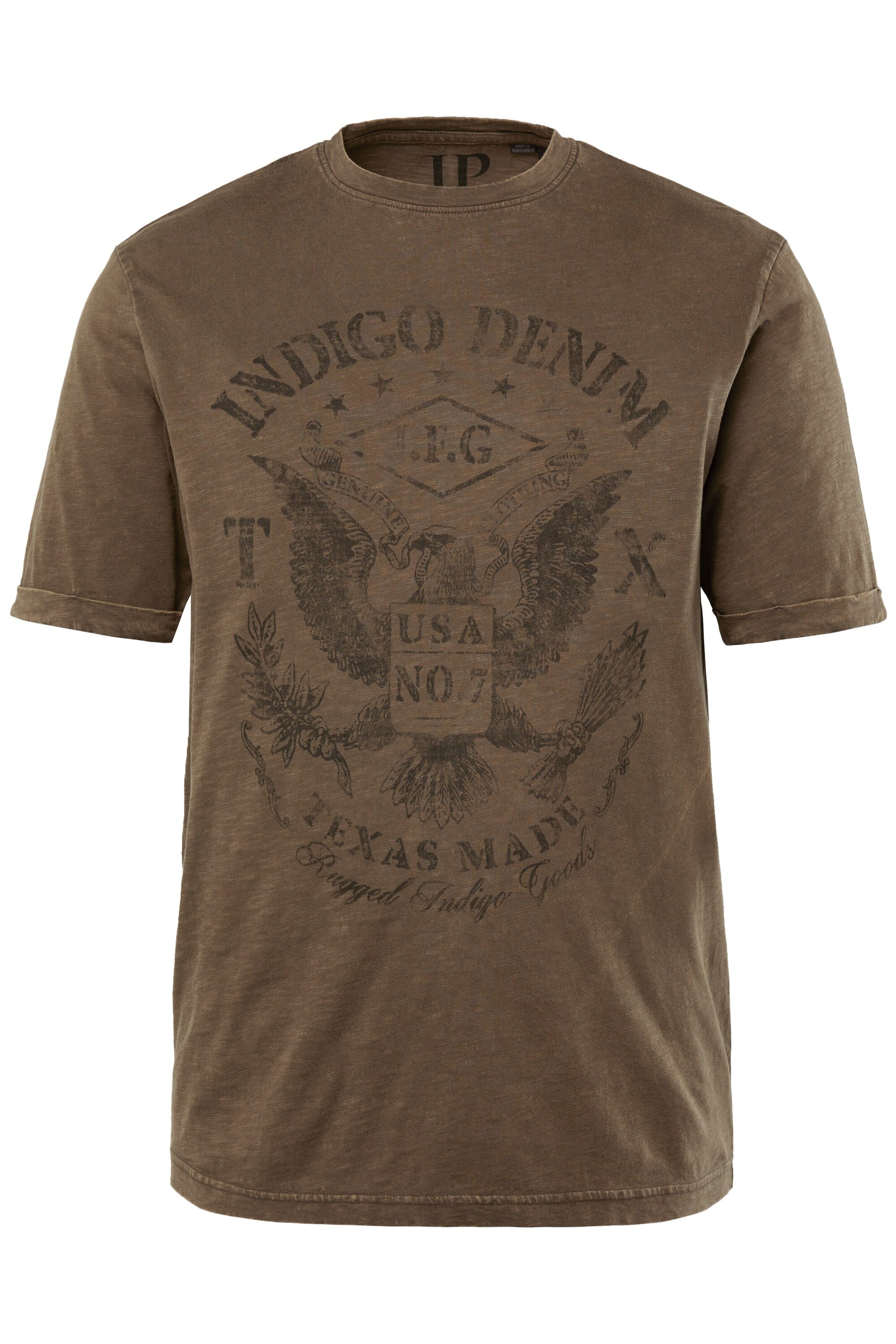 JP1880 T-Shirt in Braun: Vorderseite