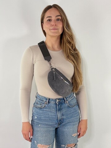 lePelou Fanny Pack 'ARIA small' in Grey