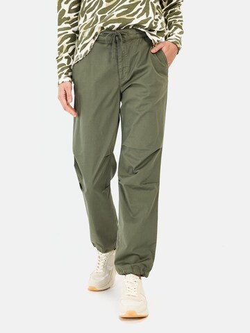 CAMEL ACTIVE Regular Casual Pants aus einem Baumwollmix in Grün: Vorderseite