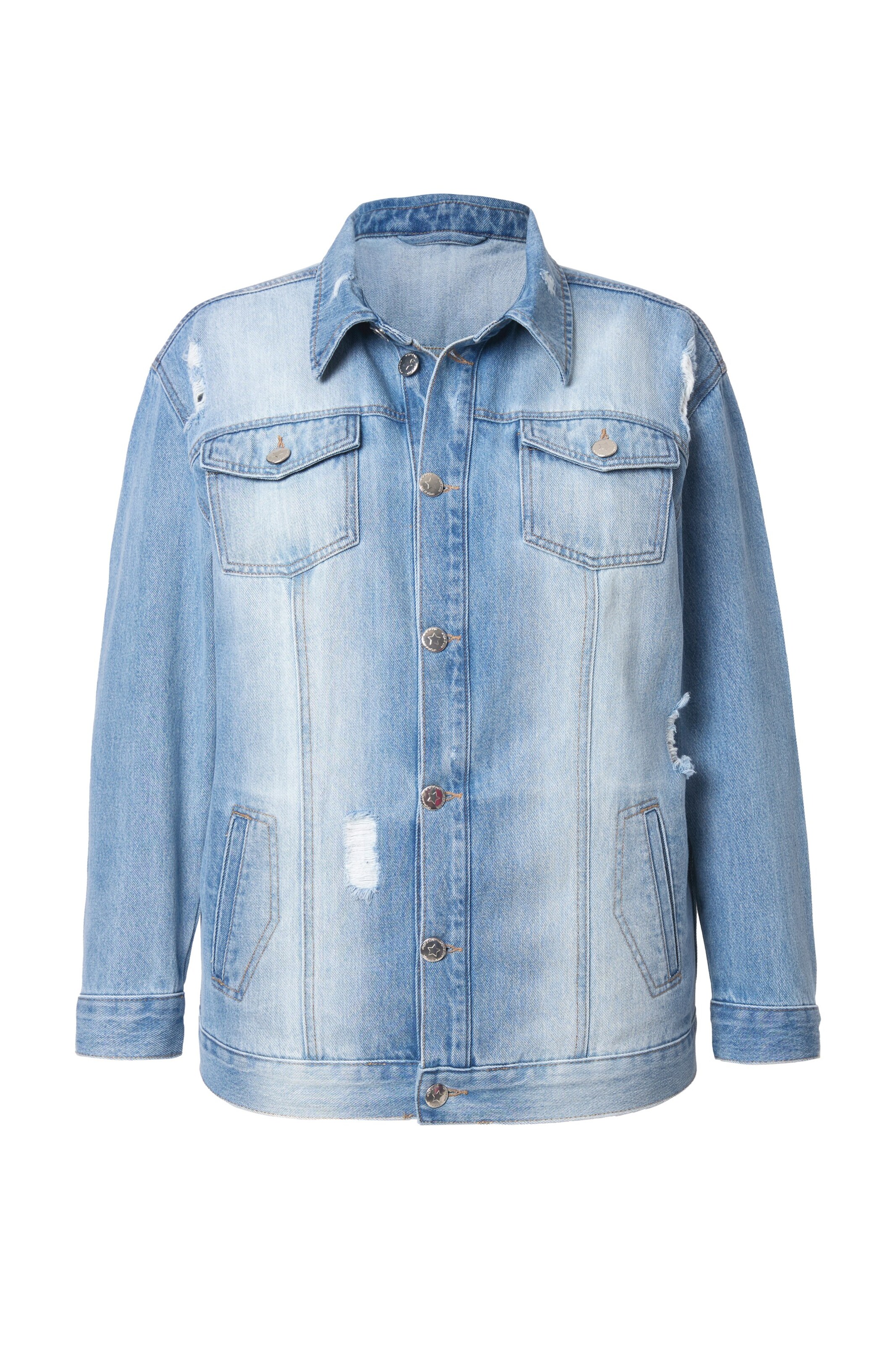 Angel of Style Between-season jacket in Blue: front