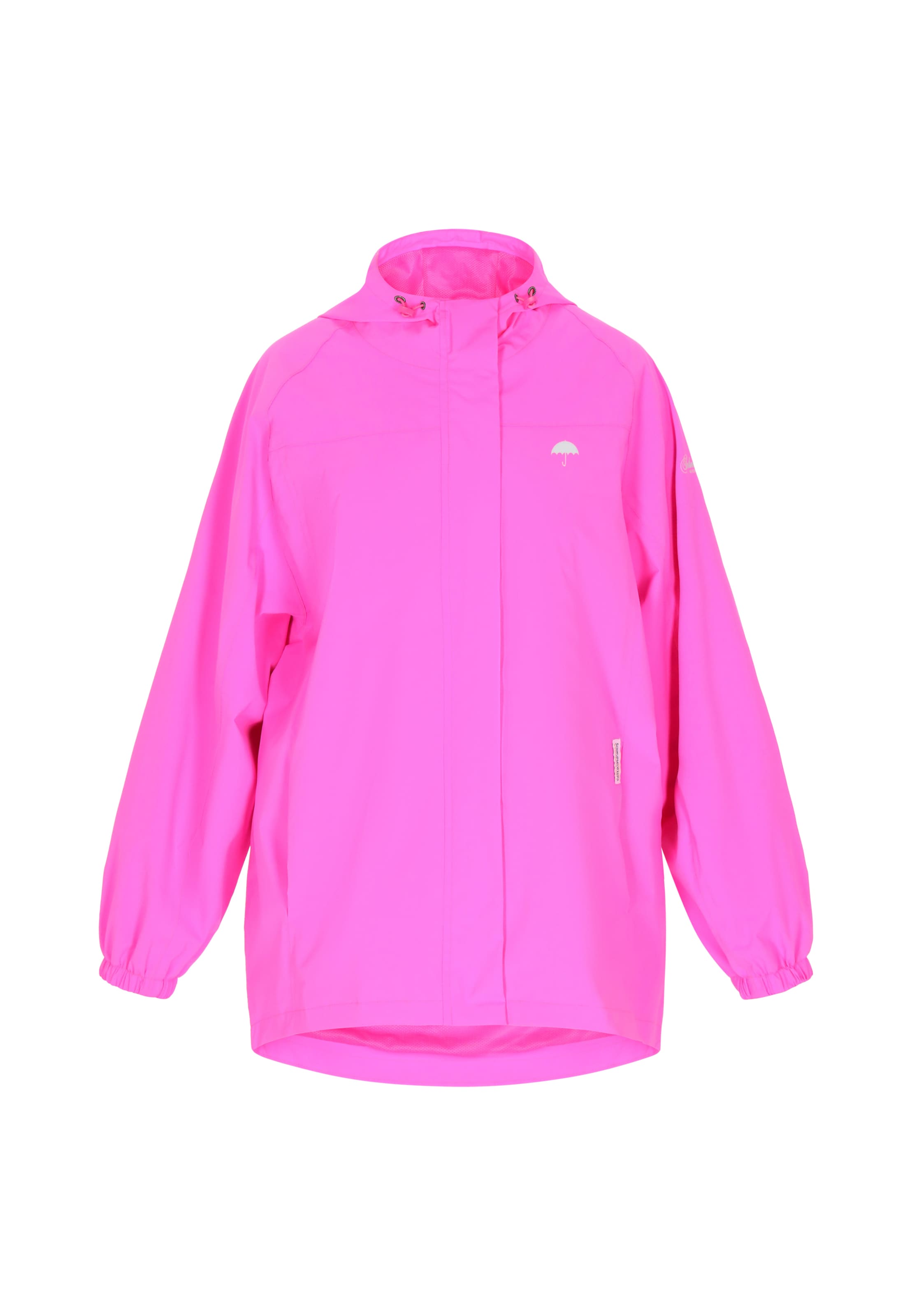 Schmuddelwedda - Casaco outdoor em rosa: frente