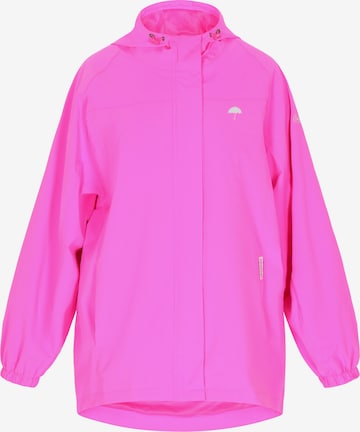 Schmuddelwedda - Casaco outdoor em rosa: frente