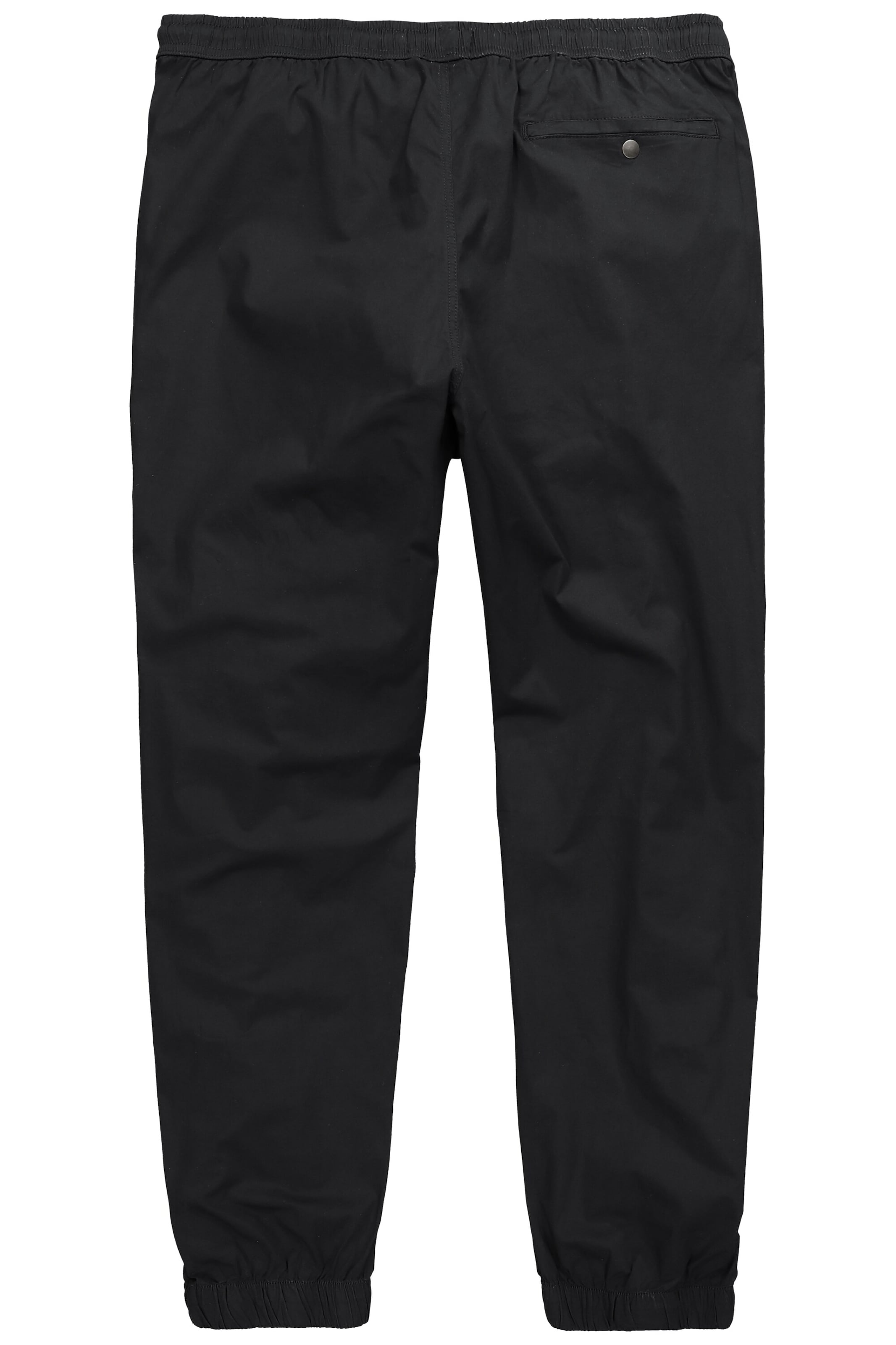 Men Plus Tapered Broek in Zwart