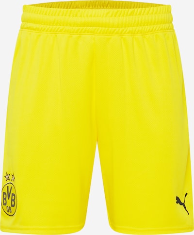 PUMA Športové nohavice - žltá / čierna, Produkt