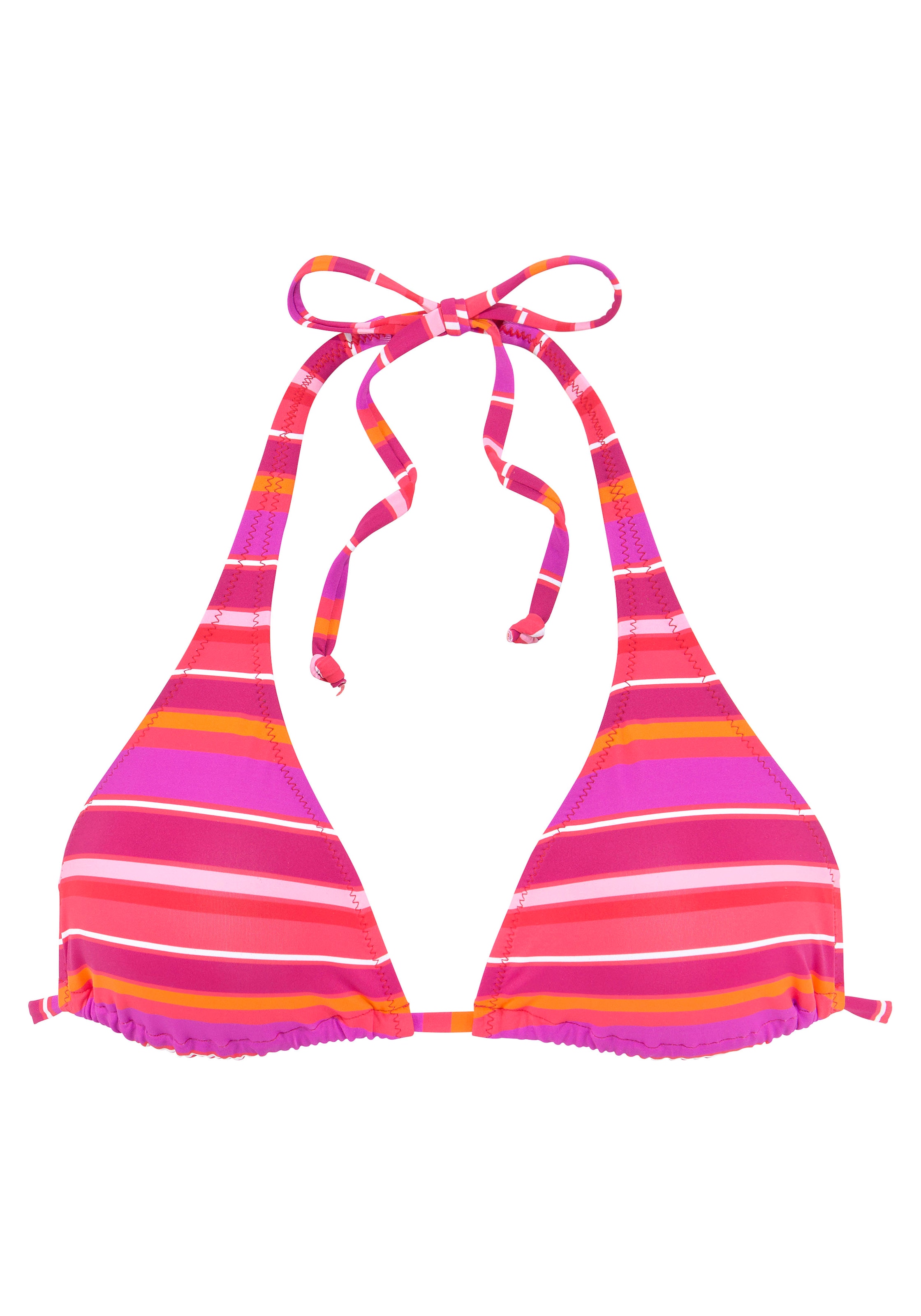 s.Oliver Triangel Bikinitop in Pink: Vorderseite