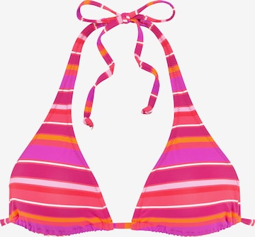 Triunghi Sutien costum de baie de la s.Oliver pe roz: față