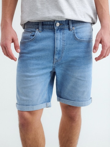 BALMOHK Slimfit Farkut 'JUAN' värissä sininen: etupuoli