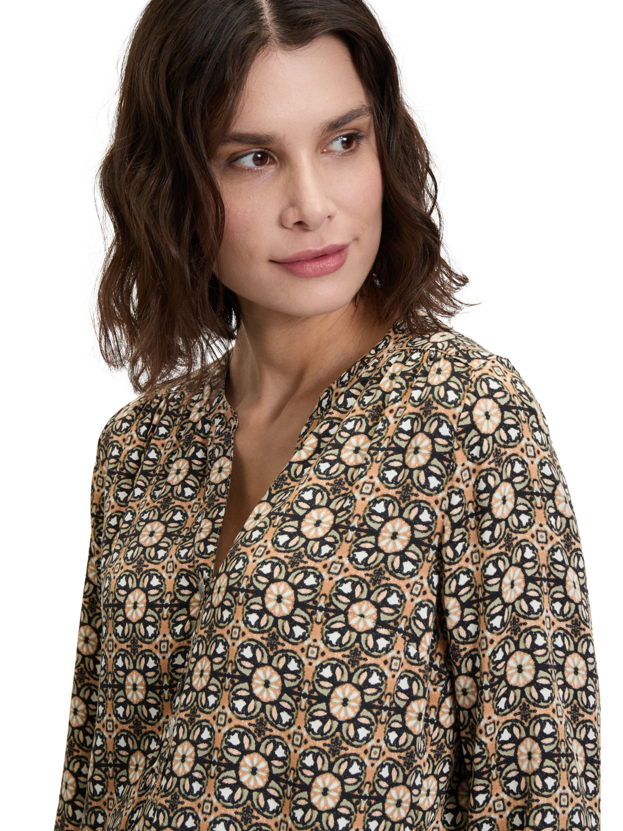 Camicia da donna di Cartoon in marrone