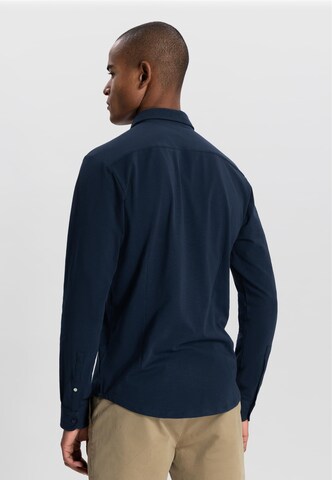 Dstrezzed Regular fit Button Up Shirt 'The Bo' in Blue