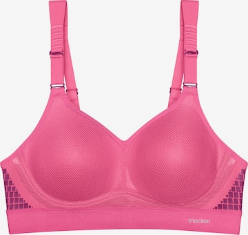 Triumph Triaction Sport bh ' Triaction Hybrid Lite ' in Roze: voorkant