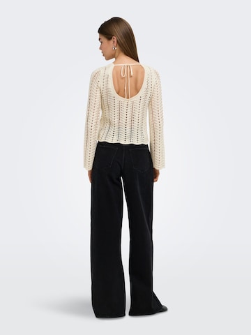 ONLY - Jersey 'ONLVix' en blanco