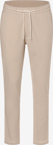 Finshley & Harding London Tapered Hose 'Cox' in Beige: predná strana