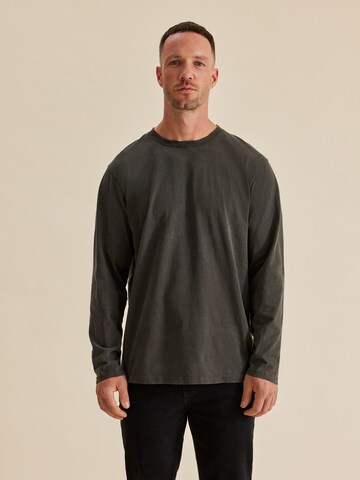 DAN FOX APPAREL Shirt 'Chris' in Grey: front