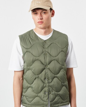 Gilet 'Nendo' minimum en vert : devant