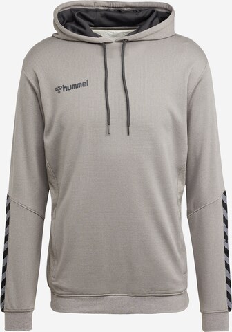 Hummel Sportsweatshirt in Grijs: voorkant