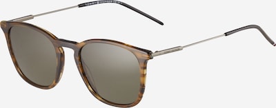 TOMMY HILFIGER Lunettes de soleil '1764/S' en marron / kaki / noir, Vue avec produit