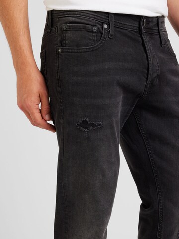 JACK & JONES Štandardný strih Džínsy - Čierna