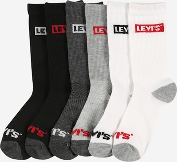 LEVI'S Къси чорапи в сиво: отпред