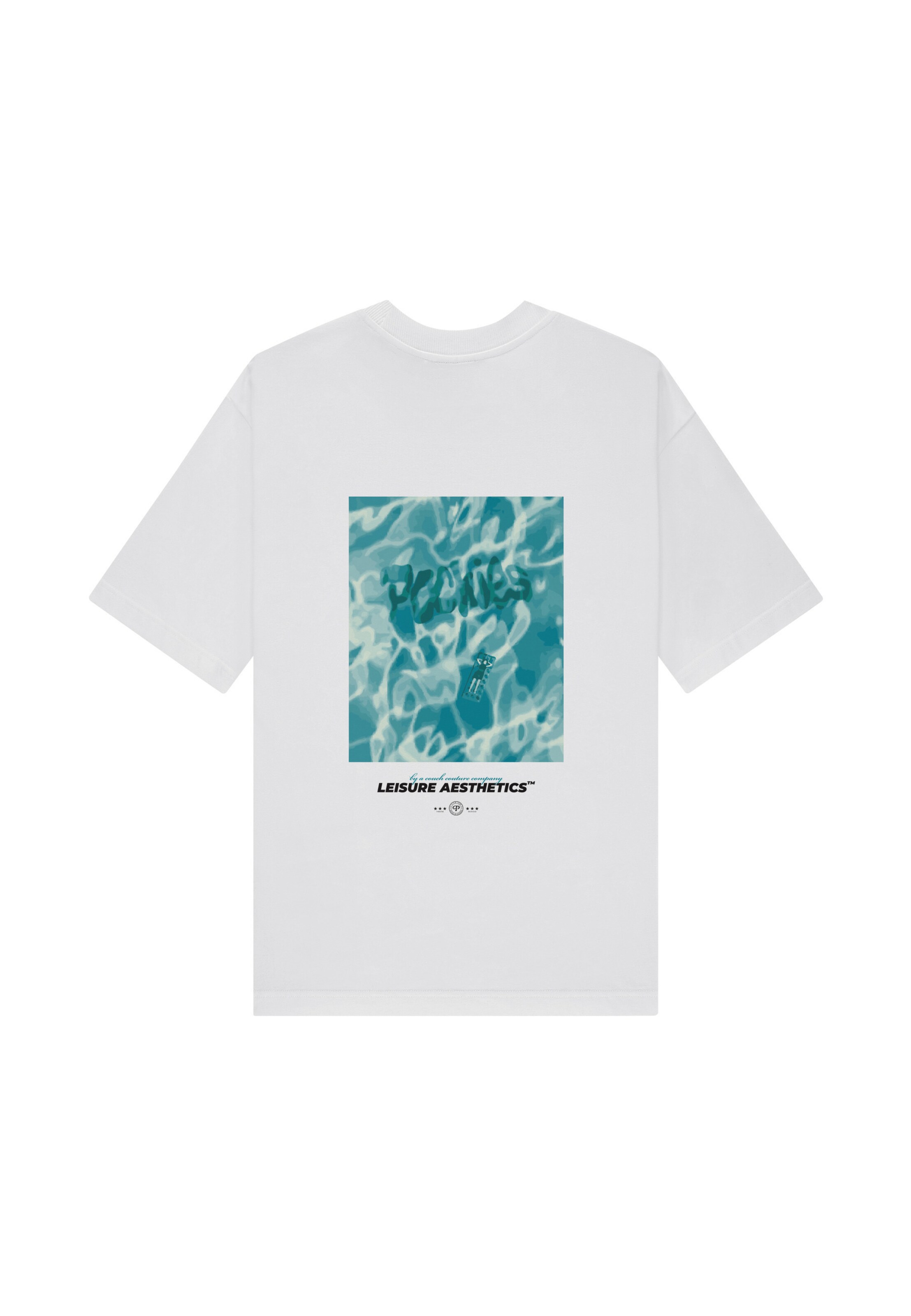 T-Shirt 'Pool' Pockies en blanc