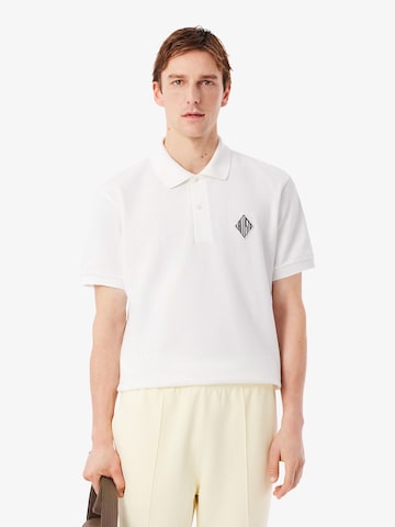 LACOSTE - Camisa em branco: frente