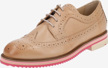 LLOYD Lace-Up Shoes in Brown: front