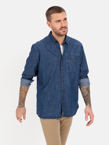 CAMEL ACTIVE Regular fit Button Up Shirt in Blue