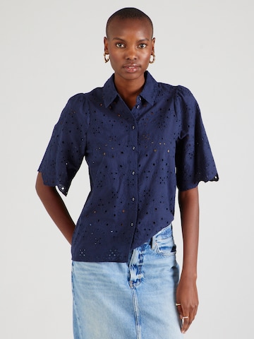 VERO MODA Blouse 'HAY' in Blauw: voorkant