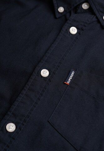 Superdry & Co Comfort fit Overhemd 'Essential' in Blauw
