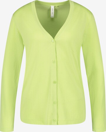GERRY WEBER Knit Cardigan in Green: front