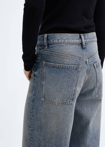 MANGO Wide leg Jeans 'Massy' in Blauw